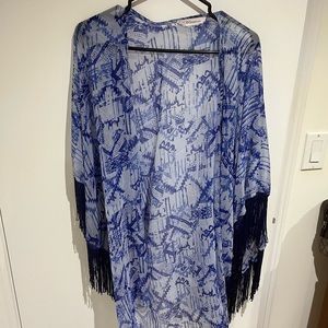 BCBGeneration bathing suit cover up kimono